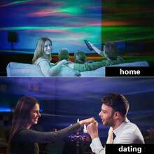 Aurora, Water Ripple, And Starry Sky Projector Lamp - USB-Rechargeable 16-Color LED Projector, Includes Remote Control; A Ceiling Light For Creating An Aurora Borealis Atmosphere, Ideal For Indoor Overhead Projection Decor - Multicolor - View 10