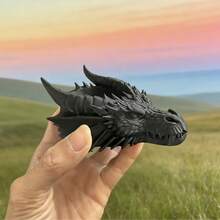 3D Printed Gothic Dark Style Dragon Head Shaped Jewelry Tray, Suitable For Dark Style Home Decor, Birthday Gift, Holiday Gift, Ashtray, Decorative Storage Box - Multicolor - View 6