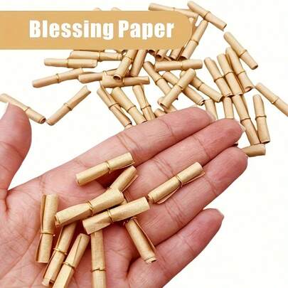 10/30/50/100/300 tờ Giấy cuộn kiểu cổ điển | Thiệp chúc mừng nhỏ có thể viết | Thích hợp cho Ngày Valentine, Sinh nhật, Trang trí kỷ niệm | Giấy viết tin nhắn trong chai | Quà tặng đơn giản cho dịp lễ #Ý tưởng quà tặng Ngày Valentine