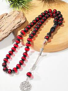 1 chuỗi hạt cầu nguyện Hồi giáo gồm 45 hạt, hai màu, cầm tay hoặc đeo được, dùng được cho cả nam và nữ. - Nhiều màu - Xem 7