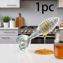 1支蜂蜜搅拌棒，高硼硅玻璃棒，家用小工具，厨房用具 - 彩色 - 查看 7