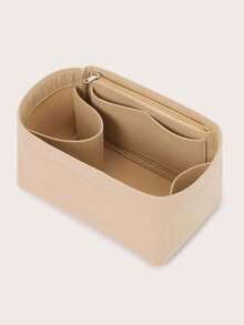 Túi đựng đồ có khóa kéo bằng nỉ, định hình túi xách Speedy 20/25/30/35. - Màu be - Xem 5