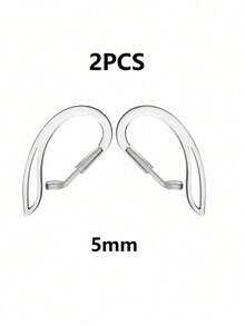 4pcs AirP-ODS Wireless Earphone Ear Hooks, Transparent Silicone Ear Hooks, Silicone Eartips - Secure Ear Hooks Protector For AirP-ODS Pro And AirP-ODS Pro Earbuds - Soft Grip, Compact Design, Comfortable Wear, Vibrant: Perfect For Sports And Daily Use - Multicolor - View 6