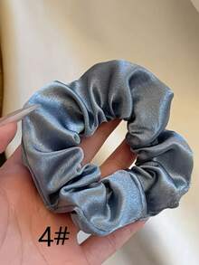 2pcs 100% Mulberry Silk Hair Scrunchies, 22mm, Anti-Wrinkle & Anti-Breakage, Natural Hair Accessories, Fashion Hair Ties, Ponytail Holders, Animal Print - Multicolor - View 9