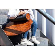 tabla de equilibrio - entrenador de equilibrio, entrenador de estabilidad, core, uso sobre losa, no resbala. BOB BOARD NATURAL (Roller 12, Flat, Natural) - por defecto - Ver 5