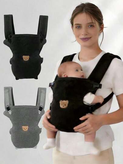 1pc Multifunctional Breathable Baby Carrier, All-Season Use, Detachable Design, Ergonomic, Convenient For Outdoor, Perfect Baby Shower Gift