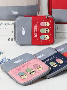 Túi y tế xách tay in hình viên thuốc dễ thương, bộ sơ cứu nhỏ gọn, túi đựng tiện lợi cho du lịch và sử dụng tại nhà, túi đựng thuốc nhỏ, nhiều màu sắc để lựa chọn, phù hợp cho sử dụng hàng ngày/ngoài trời/du lịch, cần thiết cho việc nâng cao nhận thức về sức khỏe và người dùng thường xuyên di chuyển, cần thiết cho việc sắp xếp y tế hàng ngày. - Nhiều màu - Xem 9