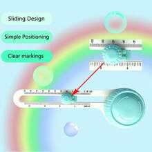 1 pieza Cuchillo de corte redondo ajustable 360°, Cortador circular DIY, Cortador para scrapbooking, Cortador de papel y tarjetas redondas para scrapbooking, Vuelta al colegio, Artículos de papelería - Blanco - Ver 10
