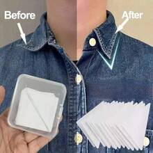 Shirt Polo Shirt Collar Paste Collar Shape Paste Triangle Collar Brace Without Curling Fixed Paste Collar Shape Paste - 10pcs-box - View 1