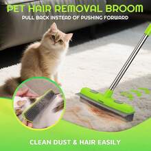 Chổi cao su hốt rác chuyên dụng để hốt lông thú cưng, chổi silicon có tích hợp dụng cụ vắt nước, dùng để làm sạch thảm và lông thú cưng. - A - Xem 6