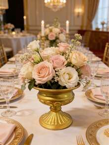 1pc Resin Vase With Roman Column Design, Elegant And Fashionable, Suitable For Wedding Season. Can Be Used For Wedding Decor, Dining Table Centerpiece, Signing Table, Dessert Bar, And Main Table Arrangement, Adding French Softness And Elegance To Your Wedding, Making Every Wedding Photo Natural And Atmospheric. - Multiple Styles - View 8