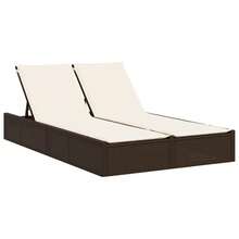 vidaXL Chaise longue de patio et balançoire - A - Voir 9