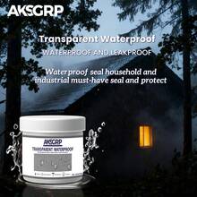 Transparent Waterproof Sealant, Quick Drying With Strong Waterproofing Performance, Suitable For Sealing Cracks On Walls, Kitchen, Bathroom, Doors, Windows And Exterior Walls. Good Sealing Performance, Easy To Use. - Transparent Waterproof Sealant - View 6