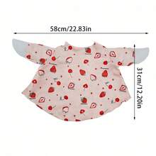 Goose Dress For Porch Goose Statue Rustic Style Butterfly/Floral/Dot/Bunny/Bow/Strawberry Print Dress For Outdoor Decor - 多彩的 - 查看 7