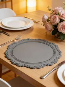 1 tấm lót bàn bằng silicon, thiết kế họa tiết 3D, chống thấm nước, cách nhiệt, chống bám dầu mỡ và dễ lau chùi. - Nhiều màu - Xem 3