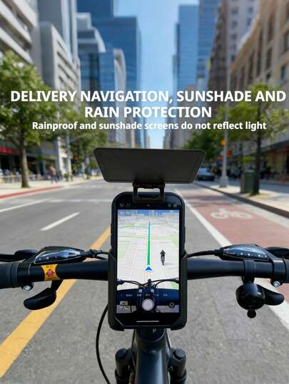 Multi-Angle Foldable Phone Sun Visor, Portable Sun Shade, Anti-Glare Sun Blocker, Suitable For Outdoor Sports, Cycling, Camping And Travel