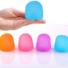 1pc/Random - Bestselling Nee-Doh Textured Cube Slow Rebound Candy Squeeze Toy, Moldable Malt Stress Ball Suitable For Teens & Adults, Super Hard Jelly-Like Squeezing Ball, Sensory Stimulation, Stress Relief, Perfect Birthday, Party & Holiday Gift! - Multicolor - View 10