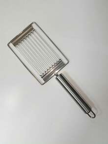 1件装不锈钢果蔬切片器，番茄切片器，火腿切片器，午餐肉切片器，带手柄水果切片器，煮鸡蛋切片器，多功能果蔬切片器，水果切片器，软食切片器，寿司切片器，奶酪厨房软食切割工具，厨房食品切割工具，也可用于切割罐头肉 - 彩色 - 查看 11