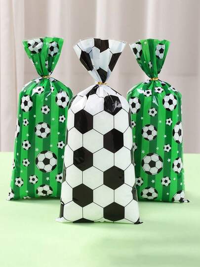 25 túi quà tặng bóng đá World Cup, họa tiết bóng đá, túi quà sinh nhật chủ đề bóng đá, túi đựng quà, thích hợp để đựng kẹo và bánh quy, đồ ăn nhẹ, trang trí tiệc chủ đề thể thao, túi quà kẹo cho bữa tiệc.