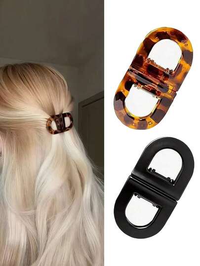 1/2 Magnetic Bow Hair Clips, Stylish Hair Bows & Hair Ribbons, Premium Hair Accessories – Strong Non-Slip Seamless Clips For All Hair Types, Easy Everyday Hairstyles
