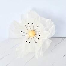 1 bông hoa bằng sợi tơ tằm dài 50cm dùng trang trí tiệc cưới, tiệc ngoài trời, kỳ nghỉ, sân vườn, tiệc cô dâu, tiệc độc thân, trang trí cửa sổ khách sạn. - Nhiều màu - Xem 9