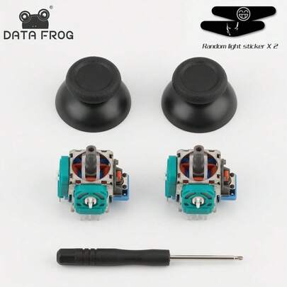 DATA FROG 3D Analog Joystick Thumb Stick For PS 4 Pro Slim Controller Repair Parts For 4 Controller