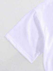Elegante Camiseta de Mujer con Diseño de Corazón y Eslogan - Tejido Casual - Blanca con Corazones Verdes, Perfecta para Primavera/Verano/Otoño - Blanco - Ver 4
