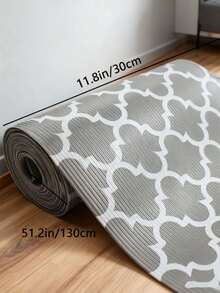 1 cuộn thảm chống ẩm Gray Clover, thích hợp cho ngăn kéo và tủ, không cần keo dán, lót tủ chống bám bẩn, thảm EVA có thể giặt, dễ cắt, chống thấm nước, chống trượt, chống ẩm. - Cỏ bốn lá - Xem 2