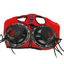 Máscara ajustable de malla anti-moscas para caballos - Accesorio profesional diseñado para carreras y entrenamiento. Extremadamente cómodo, gafas de equitación elásticas con amplia visión y protección UV, material suave y transpirable. - Multicolor - Ver 11