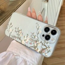 Ốp điện thoại trong suốt, đục lỗ, họa tiết hoa lan trắng trang nhã, thích hợp làm quà tặng sinh nhật và Giáng sinh cho các cặp đôi, phụ nữ, con gái, bạn gái và các cô gái tuổi teen. Phiên bản quốc tế, không phải phiên bản nội địa. - Trong sáng - Xem 5