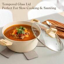 三合一锅具套装，不粘锅，米石锅套装，家用电炉通用厨房用具，煎锅，汤锅，米石铝合金不粘锅套装，家用牛奶汤煎锅炉灶 - 查看 13