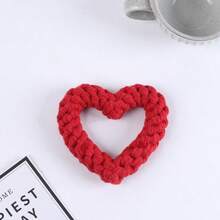 狗狗磨牙棉绳玩具宠物玩具圣诞礼品套装制造商 - 紅色 - 查看 2