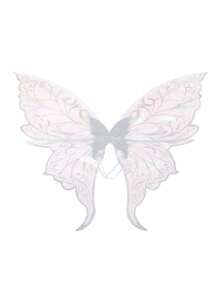 1pc Foldable Butterfly Wings Cool Abstract Fairy Wings Costume For Women Kids Festival Party Cospla - Multicolor - View 5