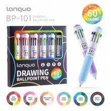 3-12pcs Ballpoint Pens 28-120 Colors Set, 0.8mm Bullet Tip For Smoother Ink Flow, Rich Colors With Layering Capability, Soft Rubb, First Day Of School - Multicolor - View 14