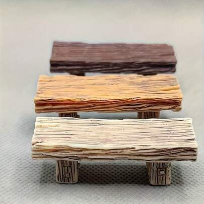 Bộ 3 ghế dài đôi bằng gỗ, trang trí tiểu cảnh rêu và cây mọng nước, đồ thủ công mỹ nghệ retro bằng nhựa (3 ghế màu khác nhau), thích hợp cho khu vườn cổ tích, mô hình thu nhỏ, trang trí bàn làm việc và kệ, trang trí nhà cửa bền bỉ trong nhà/ngoài trời, trang trí sân vườn, vật trang trí bàn làm việc, trang trí phòng khách, trang trí sân ngoài trời, phụ kiện bàn làm việc văn phòng, trang trí xe hơi, tiểu cảnh và tượng nhỏ, đồ dùng ngoài trời và sân vườn, quà tặng trang trí cho cặp đôi, quà tặng cho gia đình và bạn bè.