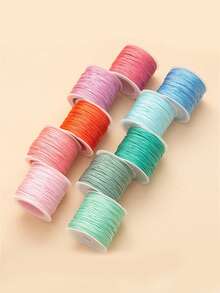 4500cm/1771inch No. 72 0.8mm Braided Cord Dragon Knot Chinese Knot Projects DIY Jewelry Bracelet Pendant Handmade Rope Crafts Jewelry Thread - 45m/1771in - View 7