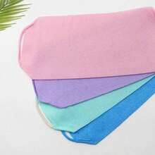 1pc Random Loofah Bath Exfoliating Back Scrubber With Shower Handle, Easy Bathing Cleaning Shower Towel - Random - View 4