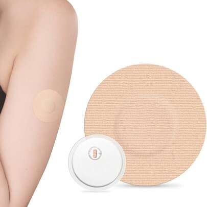 Bộ 10/20/30/40/50 miếng dán cảm biến Freestyle Libre 2, vỏ bọc cảm biến Freestyle Libre, miếng dán chống thấm nước, miếng dán cảm biến CGM thân thiện với da, thích hợp cho bơi lội, chạy bộ, tắm và thư giãn, màu đen/màu da.
