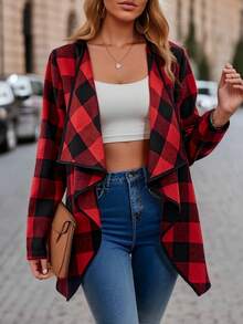 Sweet-Looking Autumn Long-Sleeved Women's Fashionable Windbreaker Girls - Red - View 4