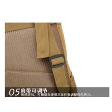 LUPU Mountain Backpack For Camping, Hiking, Outdoor Activities, Multifunctional Travel Backpack, Multipurpose, Relieves Shoulder Pressure, Large Capacity, Multi-Layer Partition, Durable - Khaki - View 8