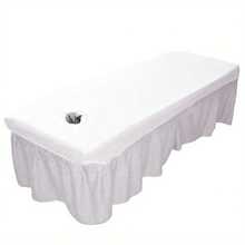 一次性美容院SPA按摩床罩 - 透气无纺布，弹性孔设计，柔软卫生，一次性美容院SPA按摩床单，高品质弹性孔床罩 - 彩色 - 查看 6