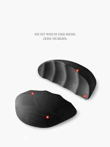 軟墊pu鞋墊配海綿和半碼後跟墊, 減少擦傷, 調整鞋碼和減緩高跟鞋、便鞋、平底鞋的疼痛 - 黑色(圓頭) - 查看 9