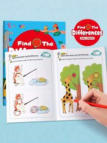 1件装全新找不同拼图 - 派对游戏 - 课堂活动 - 圣诞节和万圣节礼物 - 彩色 - 查看 12