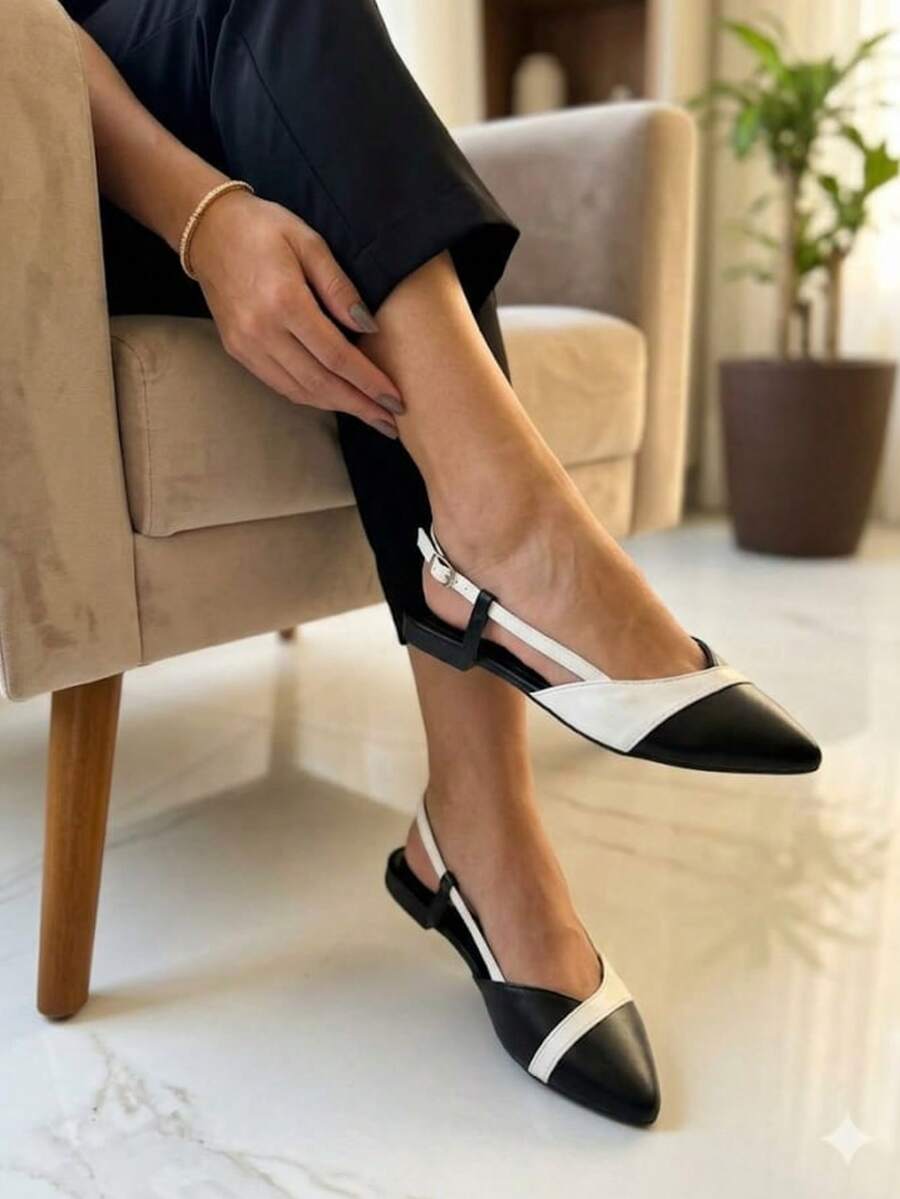 Women's Mule Slingback Sneakers In Black - 黑色 - 查看 1