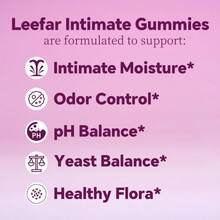 LEEFAR Her Juicy Feminine Probiotics Gummies- All In One Solution With Slippery Elm And Prebiotics&Lactobacillus Probiotic Blend For Women's PH Balance And Dryness - Hawaiian Pineapple Gummies - 130g - 查看 3