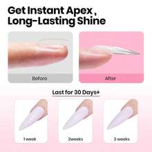 Beetles Tipex Lite Pre-Built Apex Nail Tips Kit, Stiletto Medium, With Tipex Nail Glue,  All-In-One Gel Nail Kit - Stiletto Long (Tipex Nail Kit With Primer) - View 3