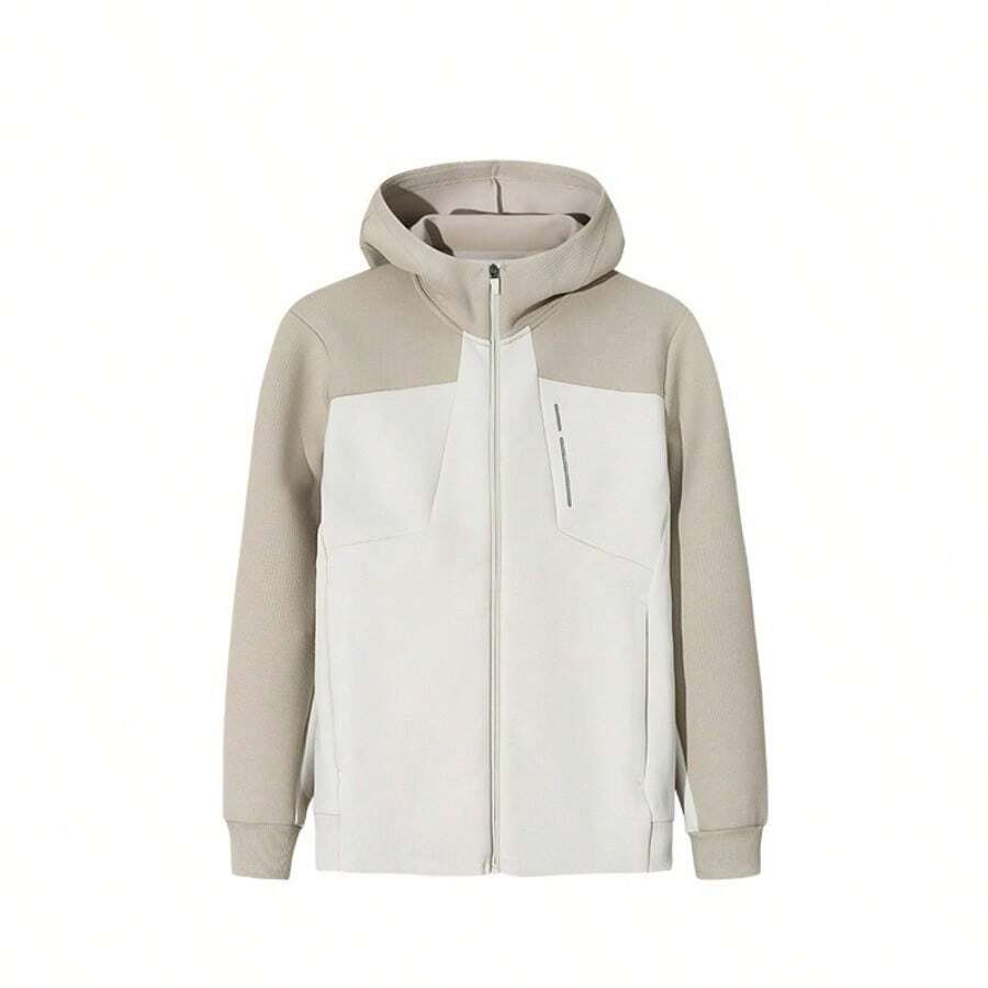 [Anta] Chaqueta casual de uso diario para hombre, modelo 2026 152617701S - Azul Fénix Gris/Gris Vela de Montaña-1 - Ver 1