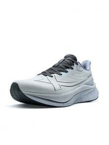 Zapatillas de running ligeras y duraderas de 3ra generación XTEP 2000KM para hombres y mujeres, color gris claro - Gris claro de luna - Ver 5