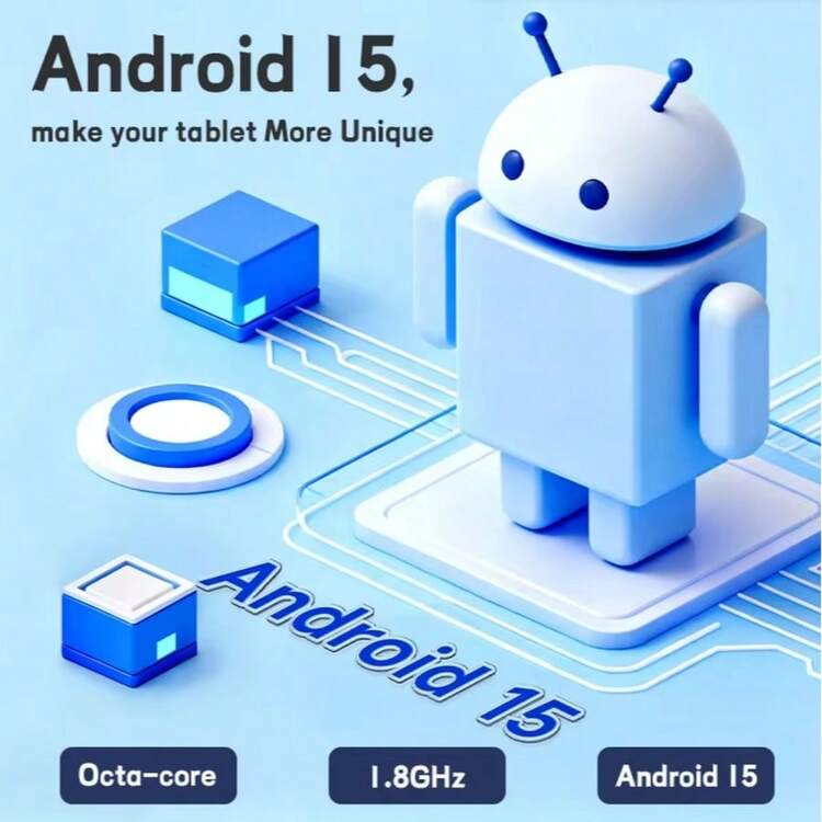 Qetupa Android 15 タブレットPC、10.1インチディスプレイ、4GB RAM