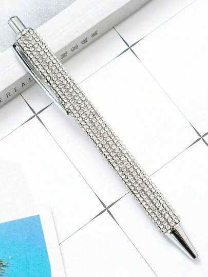 5/3/1pc Rhinestone Decorative Ballpoint Pen, Suitable For Office Signatures, Business Guests, Gift Pens